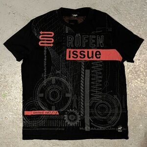 Black Rüfen Y2K T-shirt